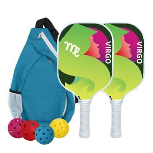 ست 2 عددی دست و پا زدن Pickleball Constellations Fiber Glass