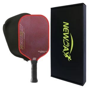 عمده فروشی Newdaysport سفارشی کولار قرمز دست و پا زدن Pickleball با جلد جعبه
