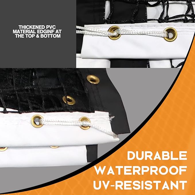 Heavy-Duty Professional Tennis Court Net - Durable, All-Weather, and Easy to Install - تصویر 3