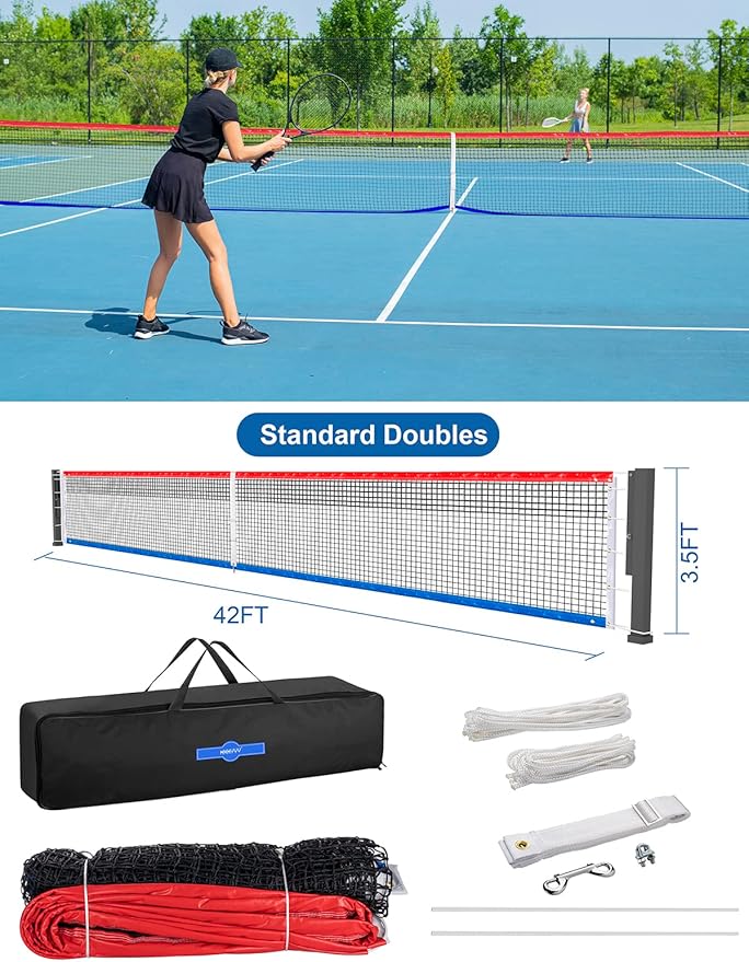 Heavy-Duty Professional Tennis Court Net - Durable, All-Weather, and Easy to Install - تصویر 4